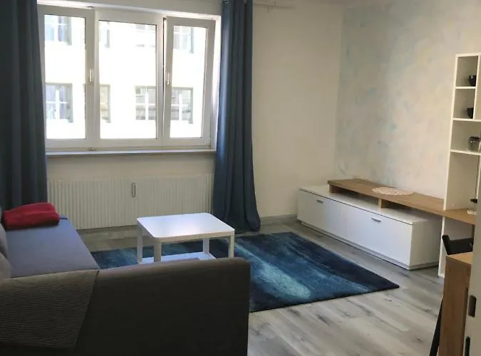 公寓 Nah Am Hofgarten 奥格斯堡